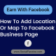 How to add location to Facebook page